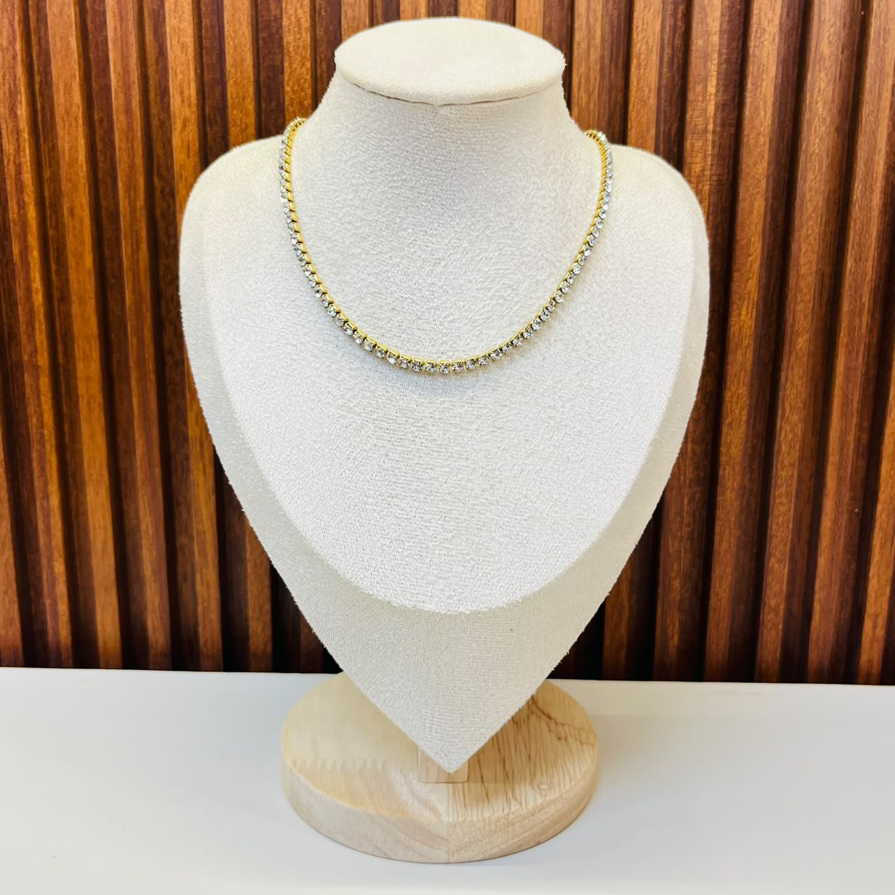 White  Tennis Necklace