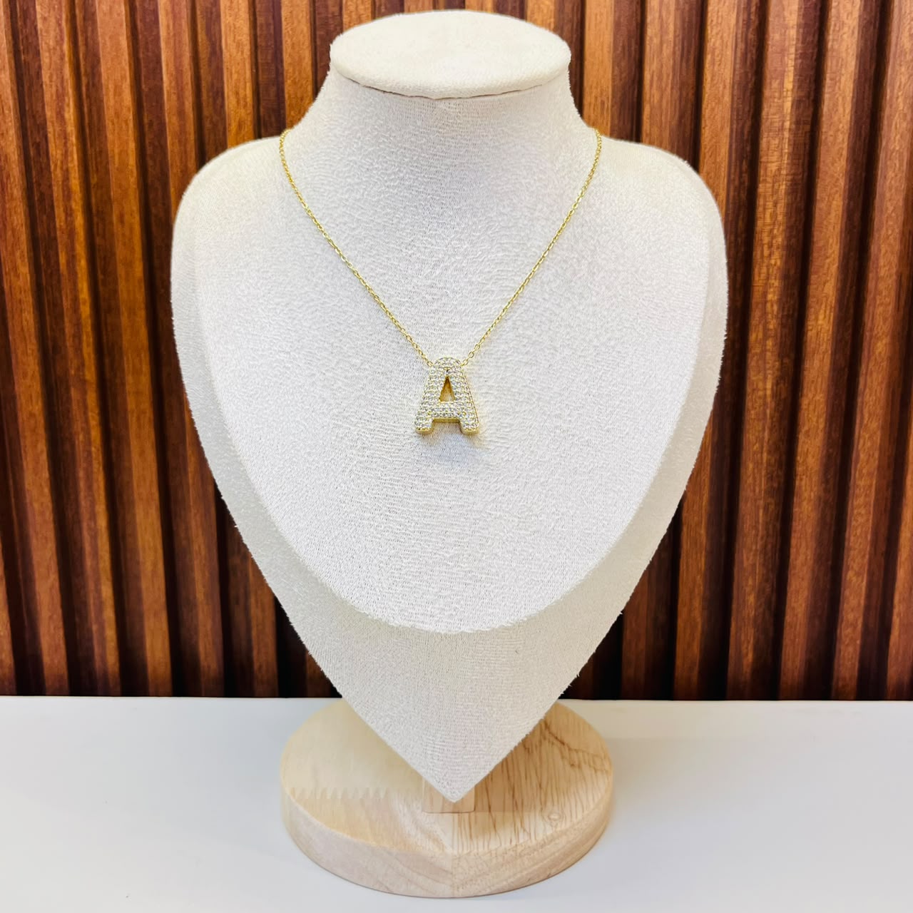 Gold Initial Necklace