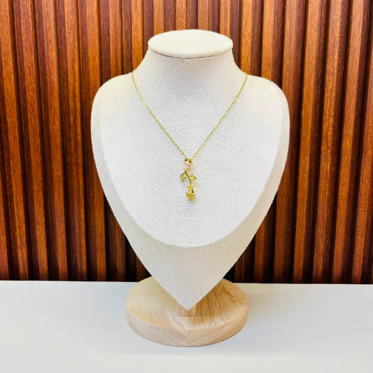 Emerald Charm Necklace