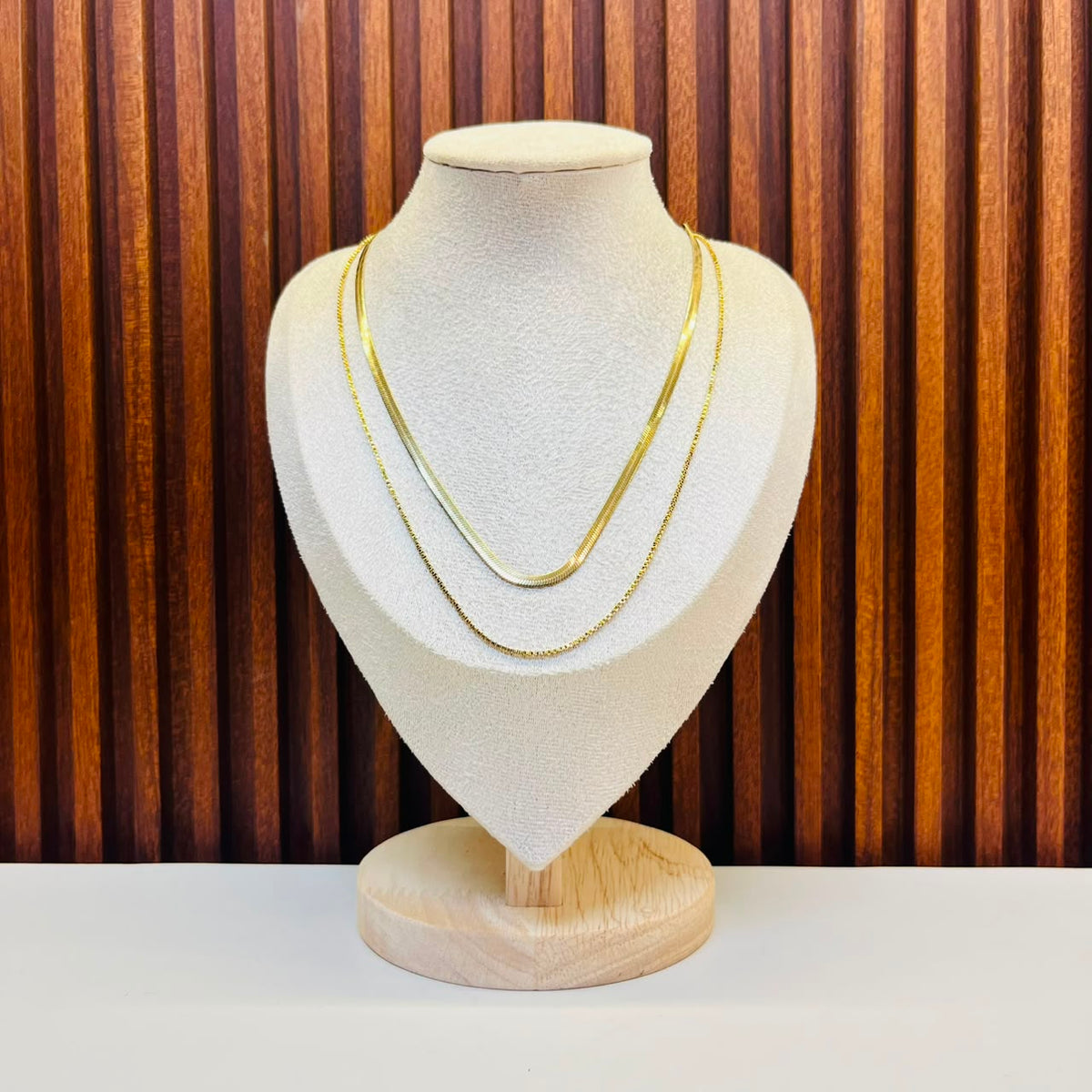 Golden Loop Necklaces