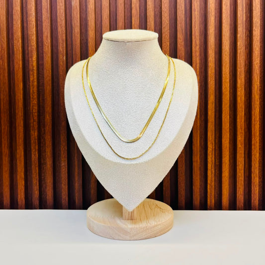 Golden Loop Necklaces