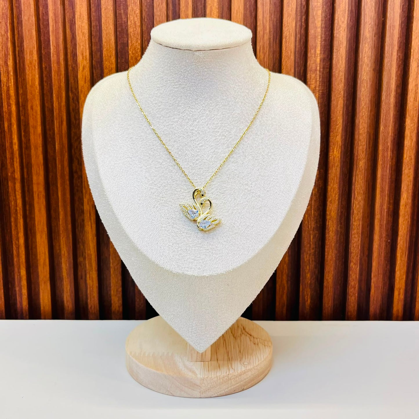 Fabric Gold Necklace