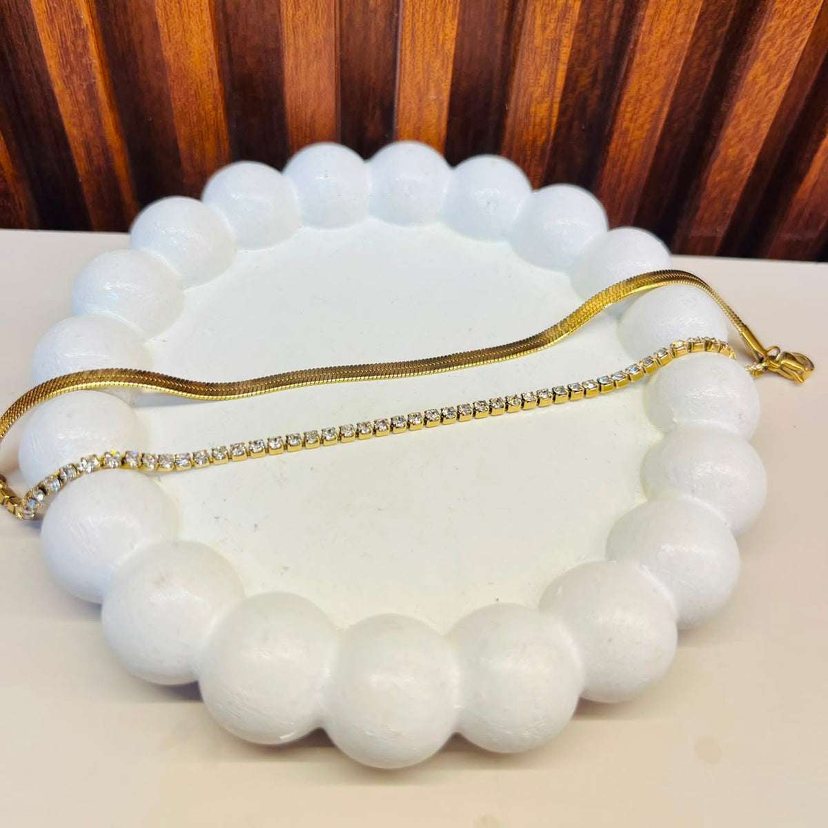 Rhinestone Link Band