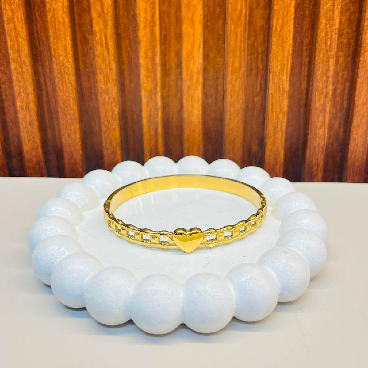 Silk Heart  Bracelet