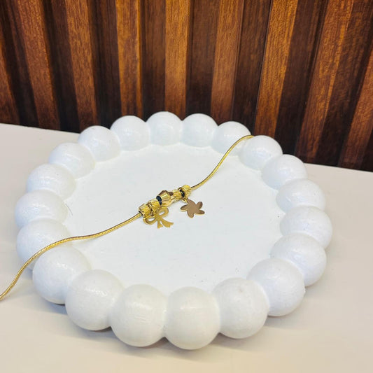 Gold Star Bow  Bracelet