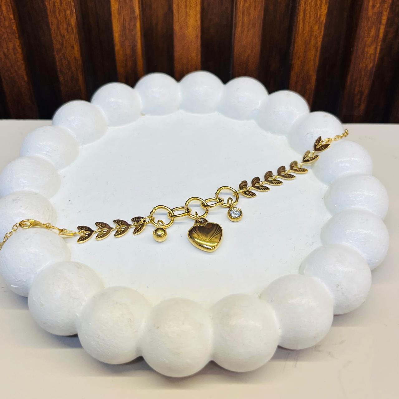 Halo Heart  Bracelet