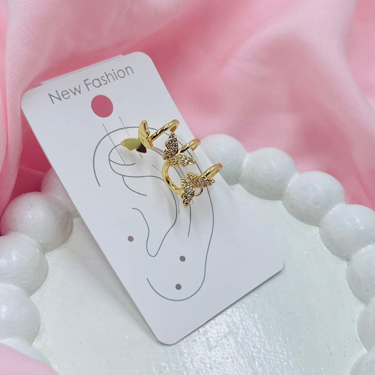 Golden Aura  Ear Cuff Earring