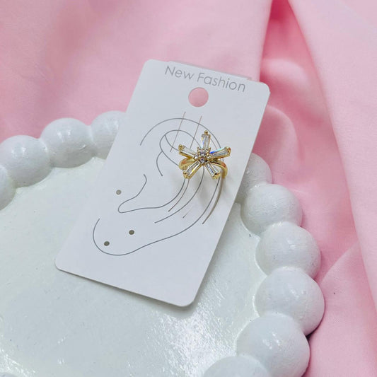 Moonlit Gold Ear Cuff Earring