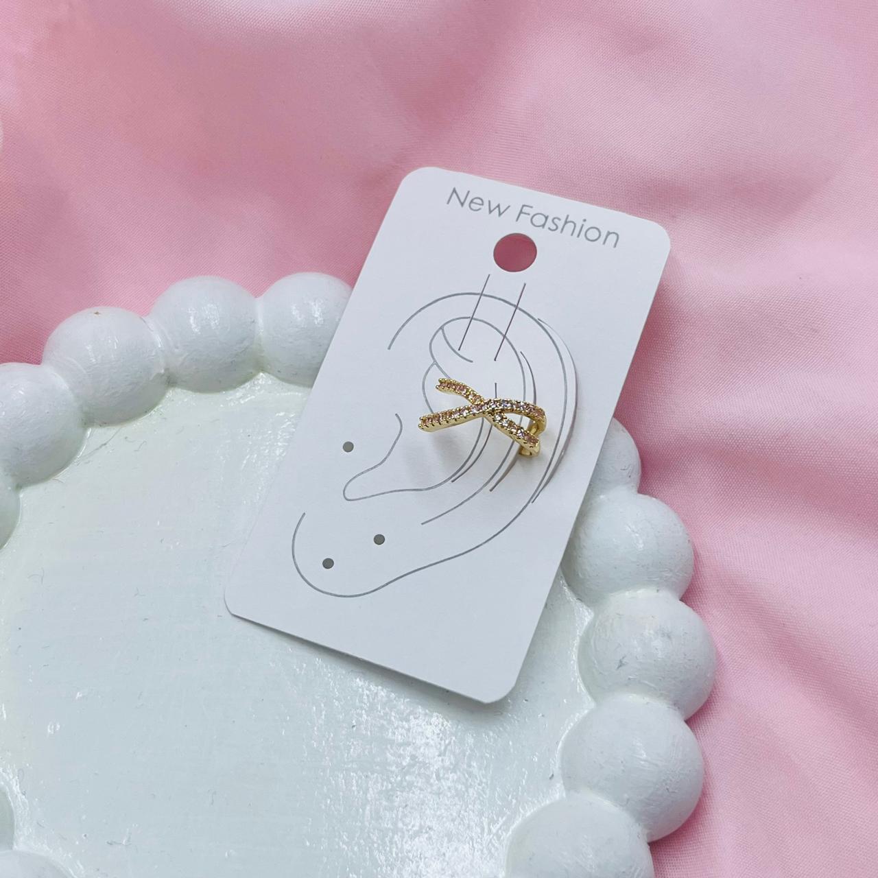 Crystal Tide Ear Cuff Earring