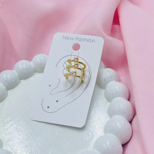 Golden Ear Cuff Earring