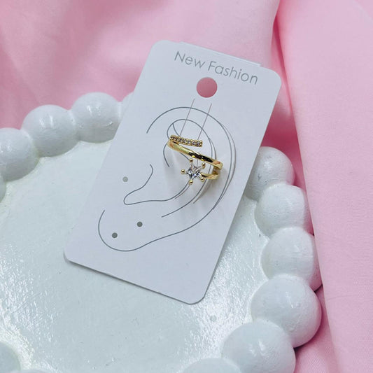 Classic Gold Ear Cuff  Earrings