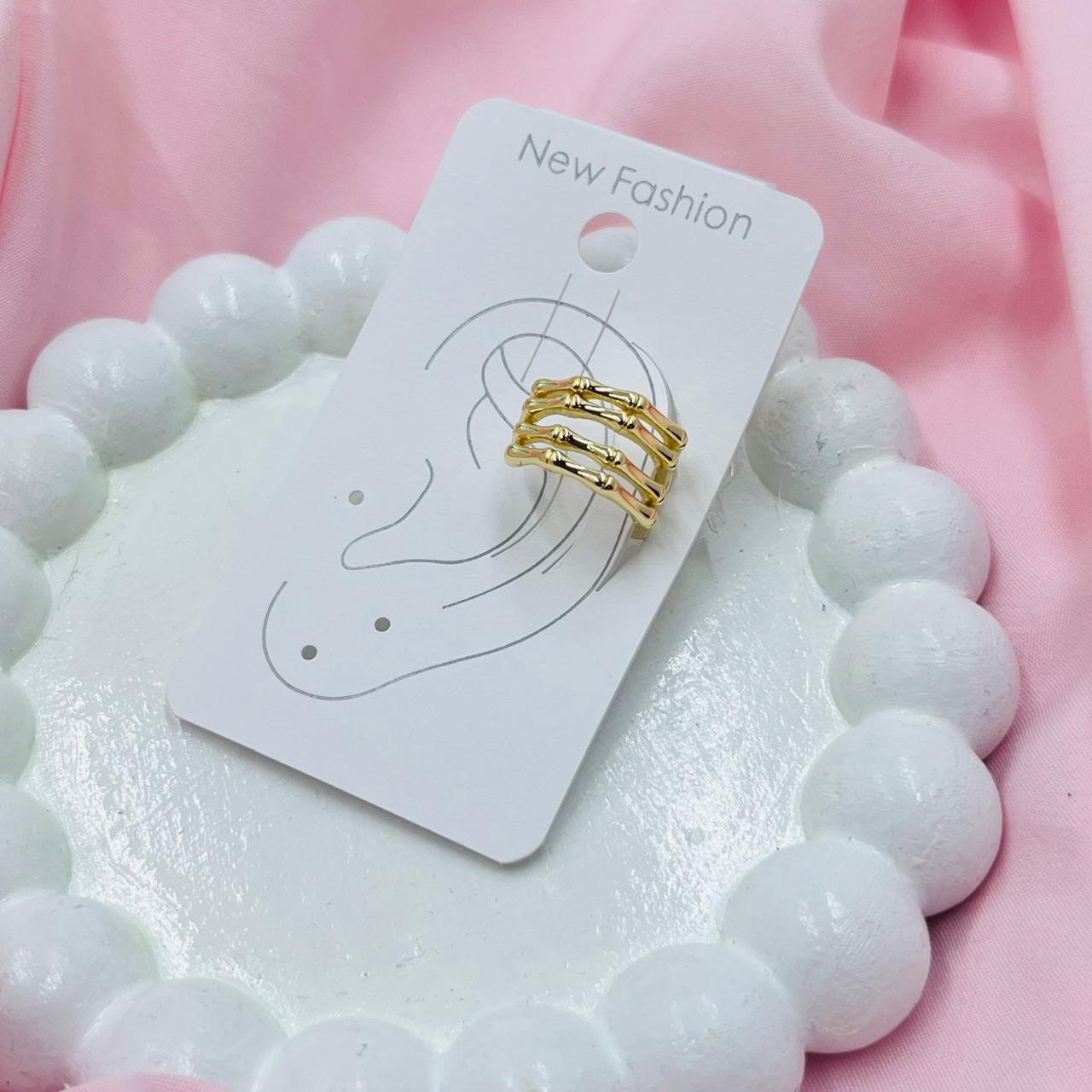 Shimmer Loop Ear Cuff Earrings