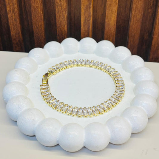 Gold  Tennis Bracelet