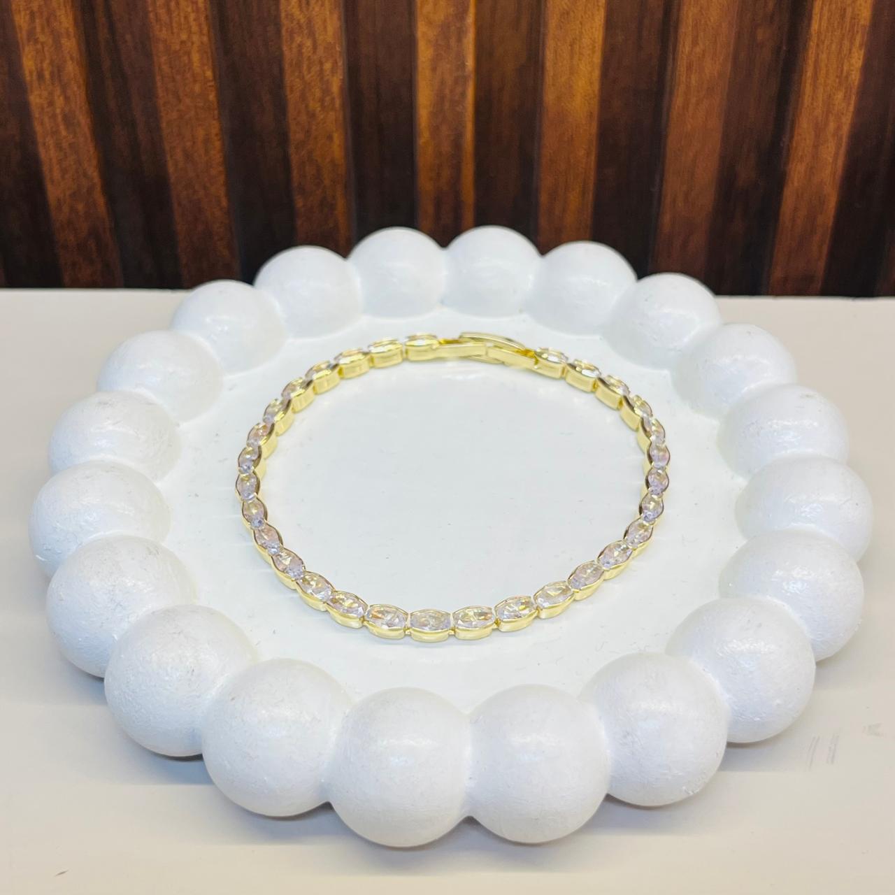 Opal Glow Tennis Bracelet