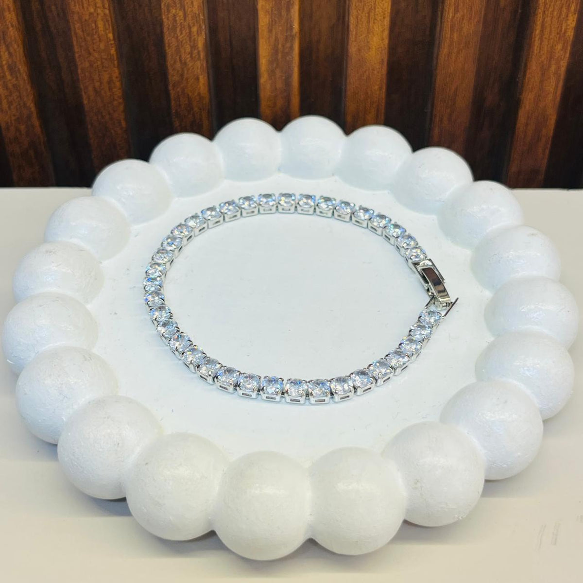Round Shape Tennis Bracelet
