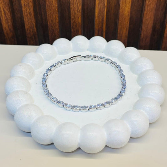 Silver Tennis Bracelet