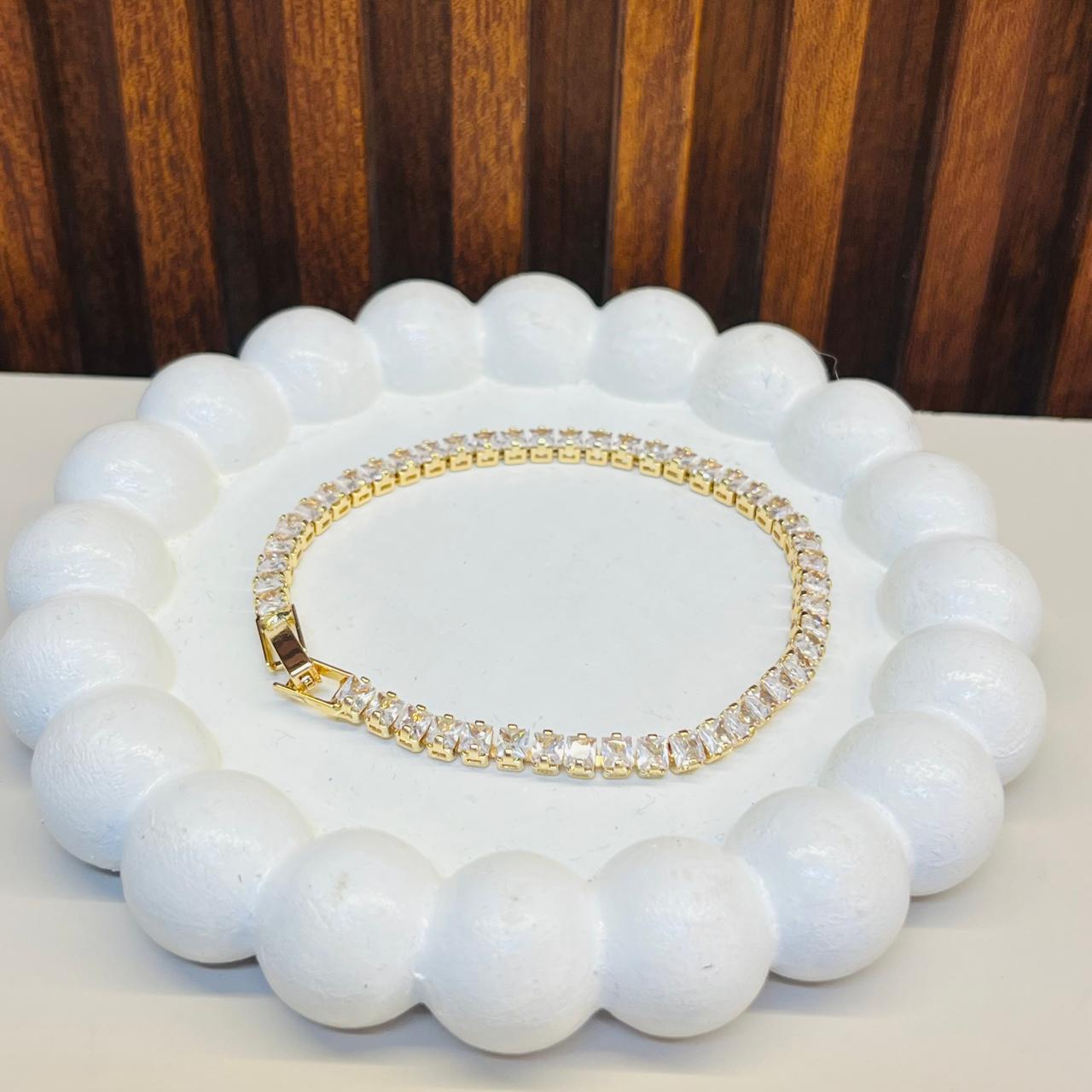 Diamond Drift Tennis Bracelet