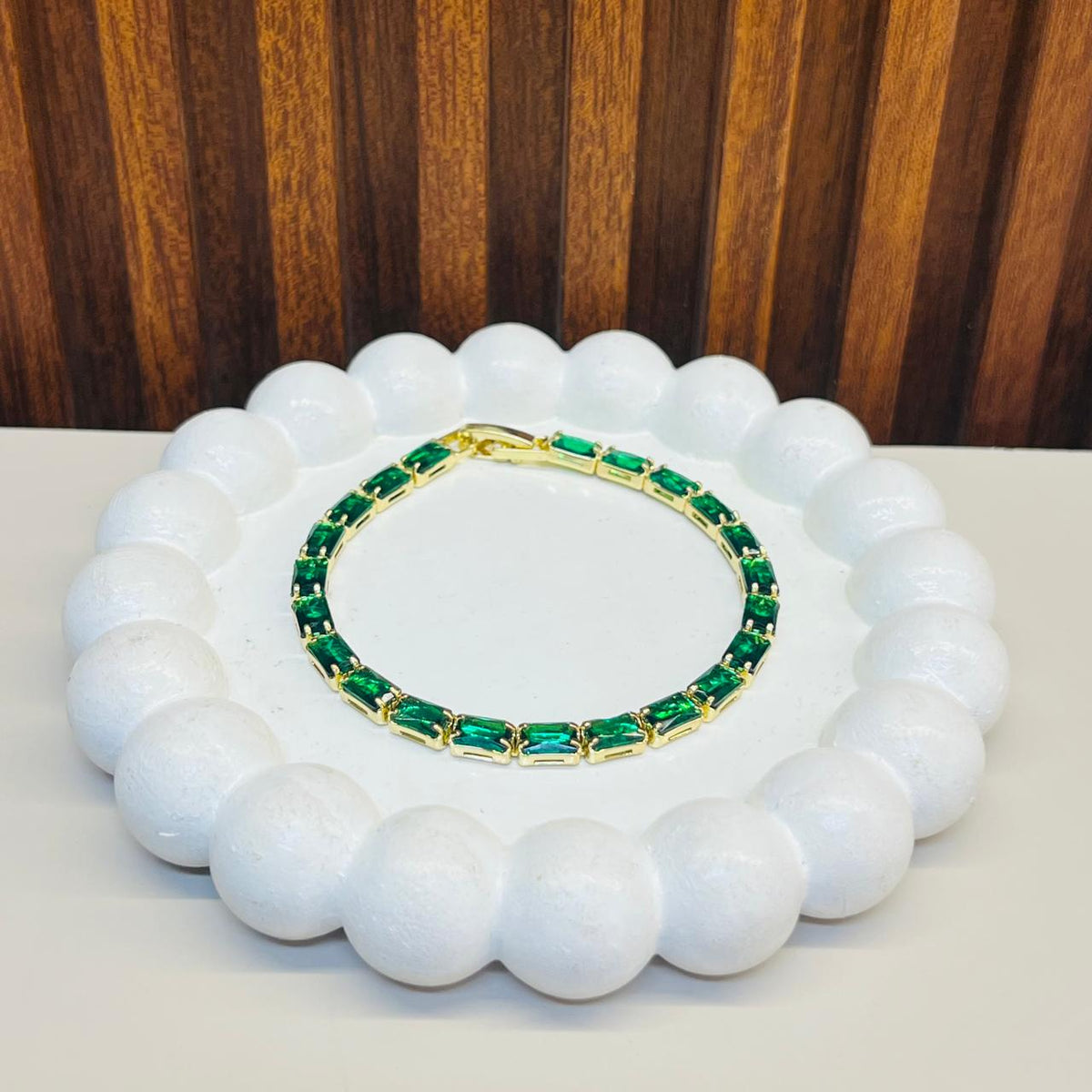Emerald Tennis Bracelet