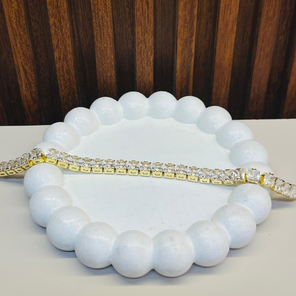 Crystal Grace Tennis Bracelet