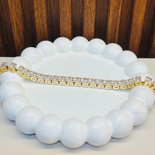 Cyan Tennis Bracelet
