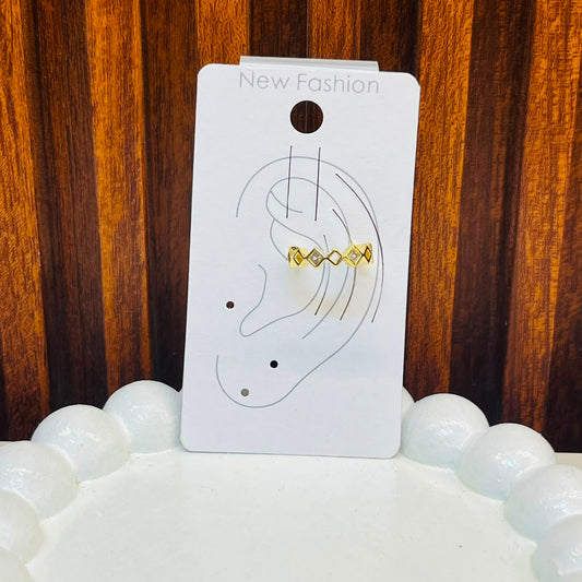 Elite Shine Ear Cuff Earrings