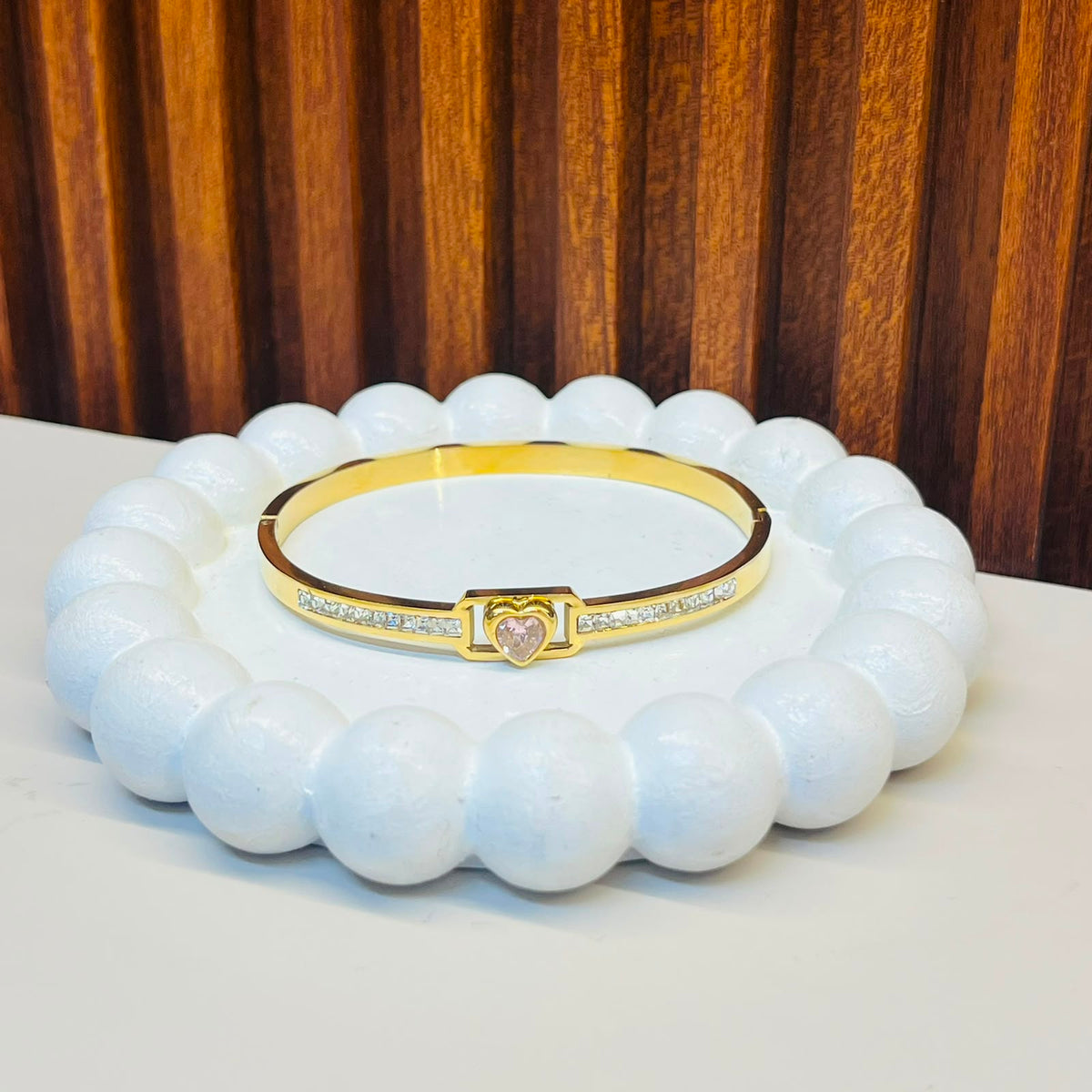 Pink Heart Bracelet