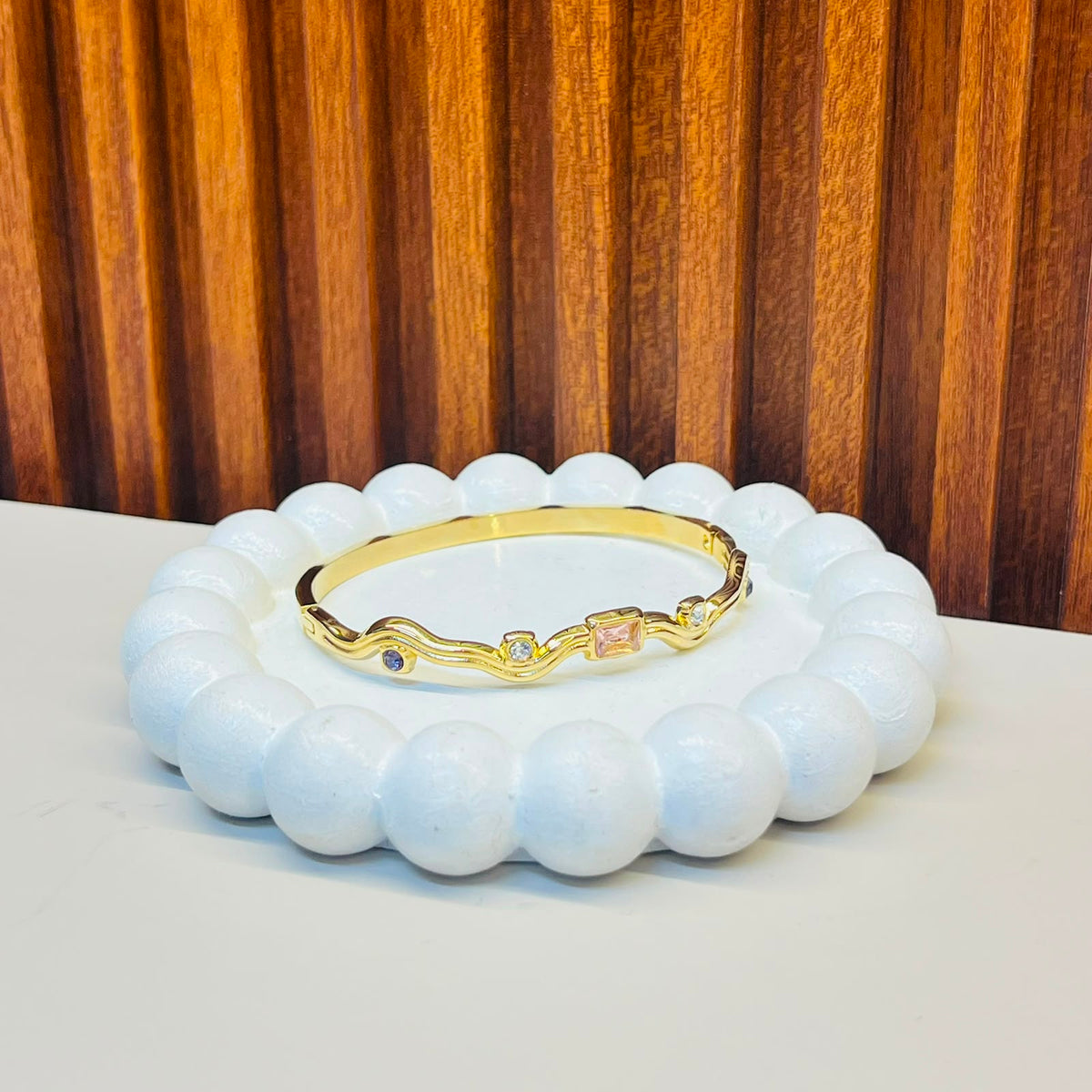 Wavy Open Bracelet