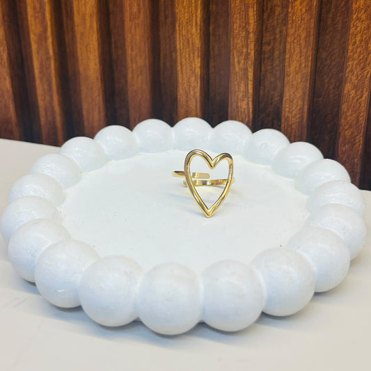 Golden Heart Ring