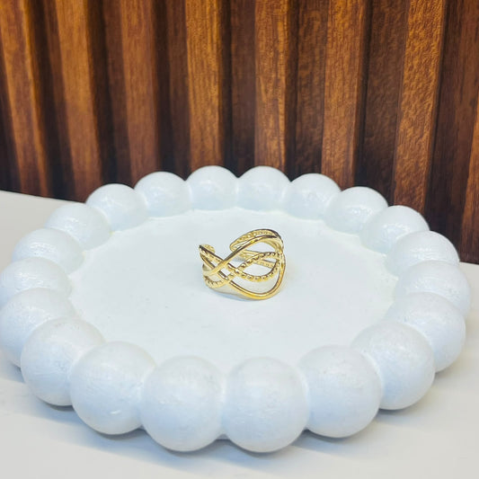 Modern Steel Band Ring