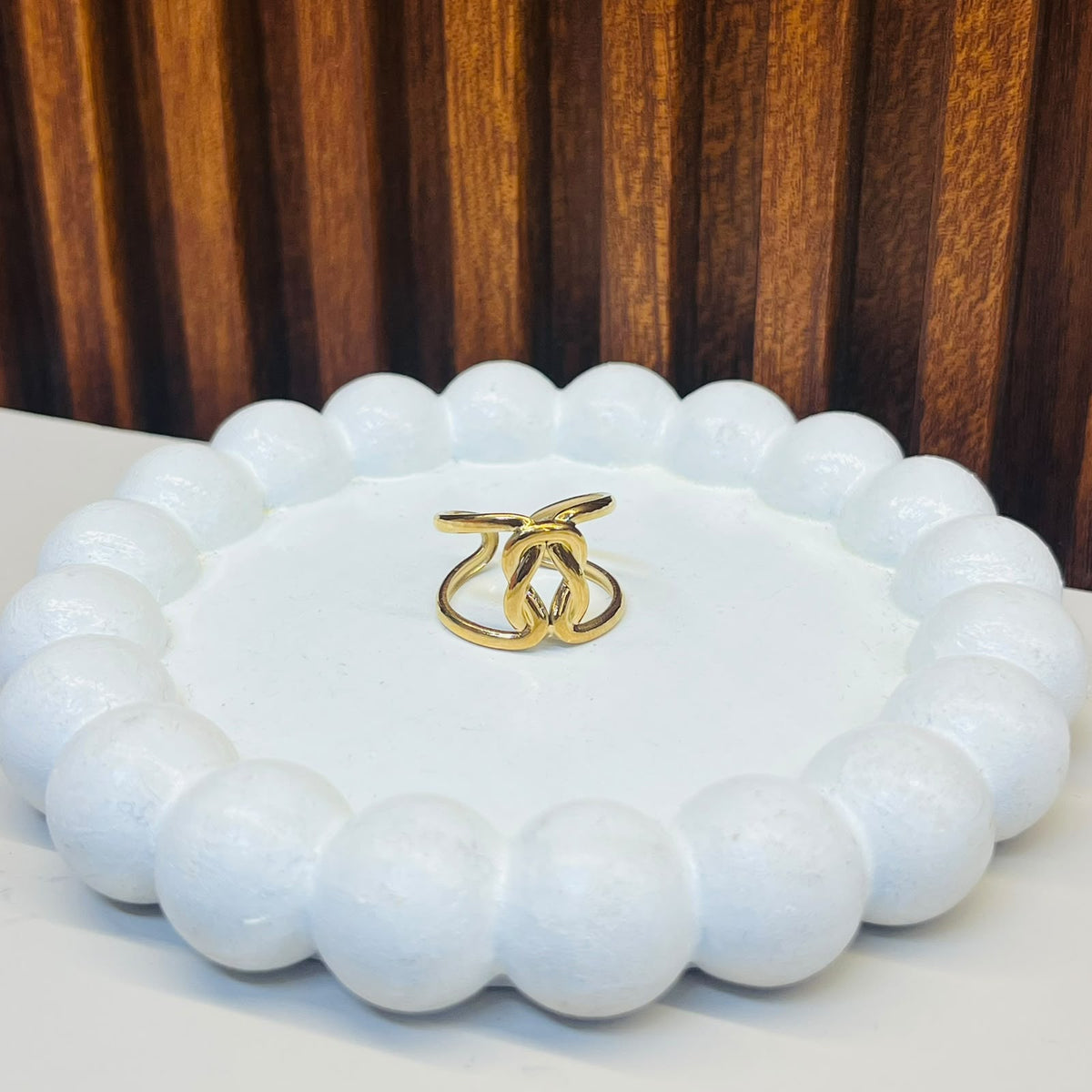 Golden Signature Ring