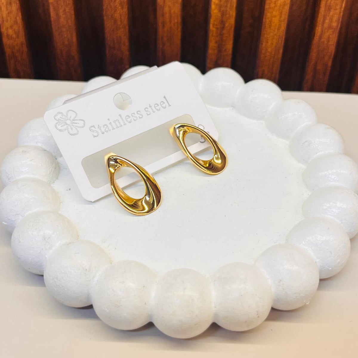 Gold Vault  Earrings