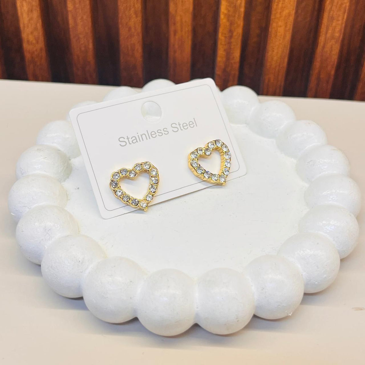 Floral Heart Earrings