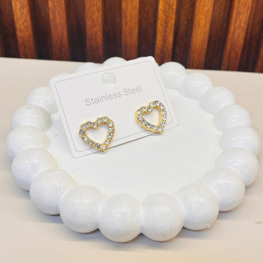 Floral Heart Earrings