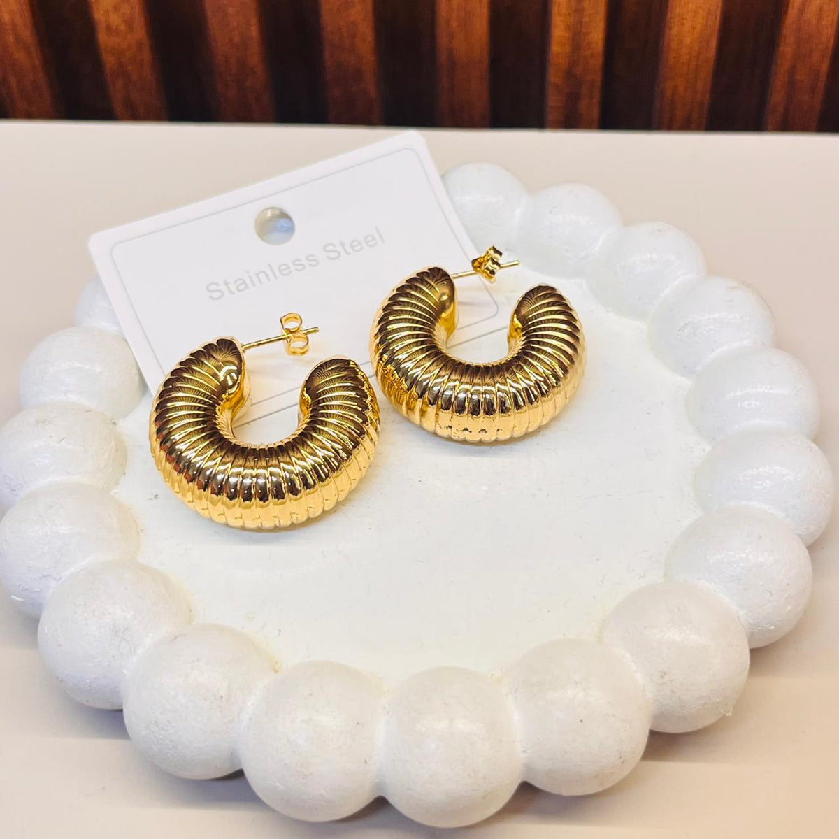 Gold Hoop Earrings