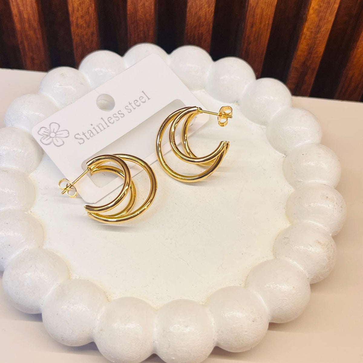 Royal Gold Hoops