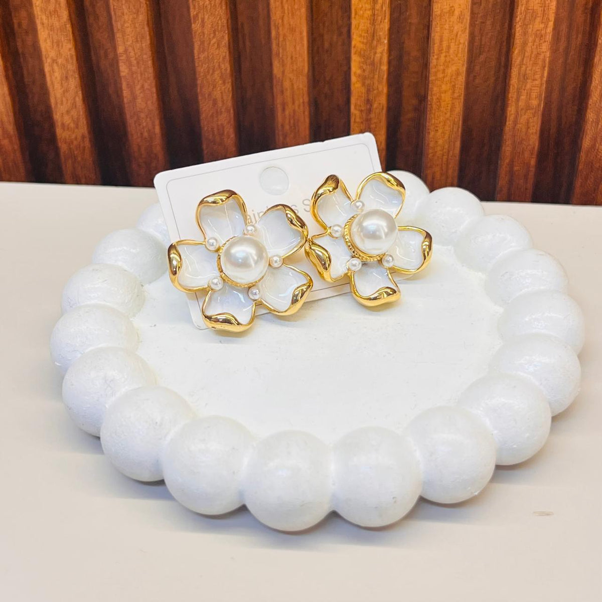 Golden Blossom Earrings