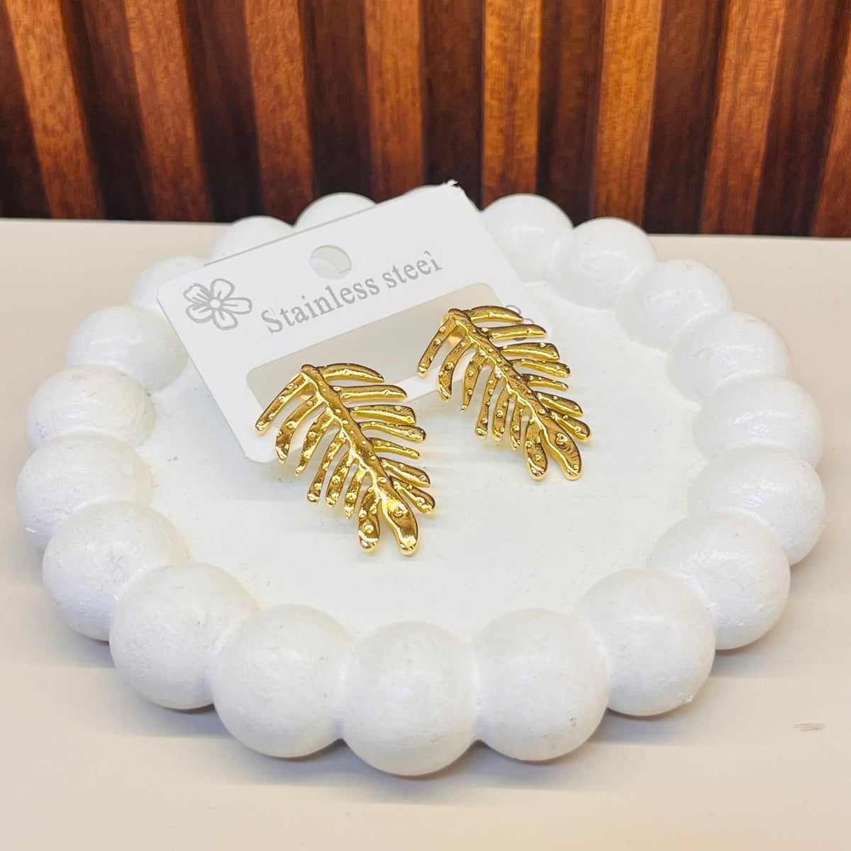 Golden Leaf Earrings