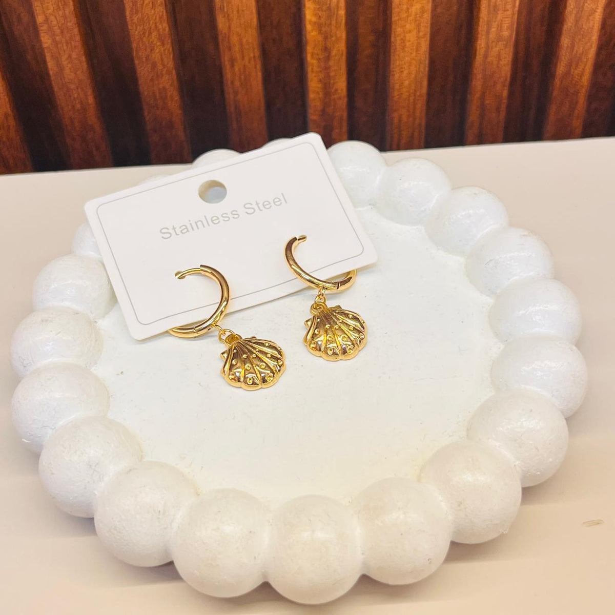 Shell Drop Earrings