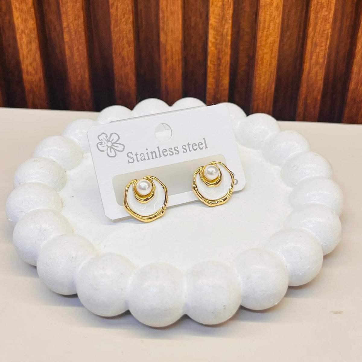 Delica pearl  Earrings