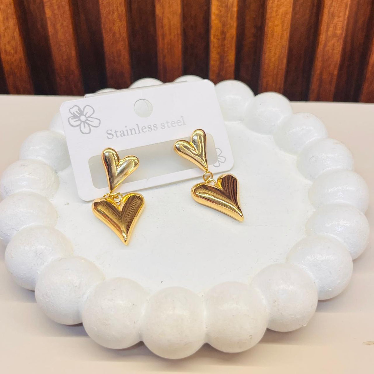 Luxe Heart  Earrings