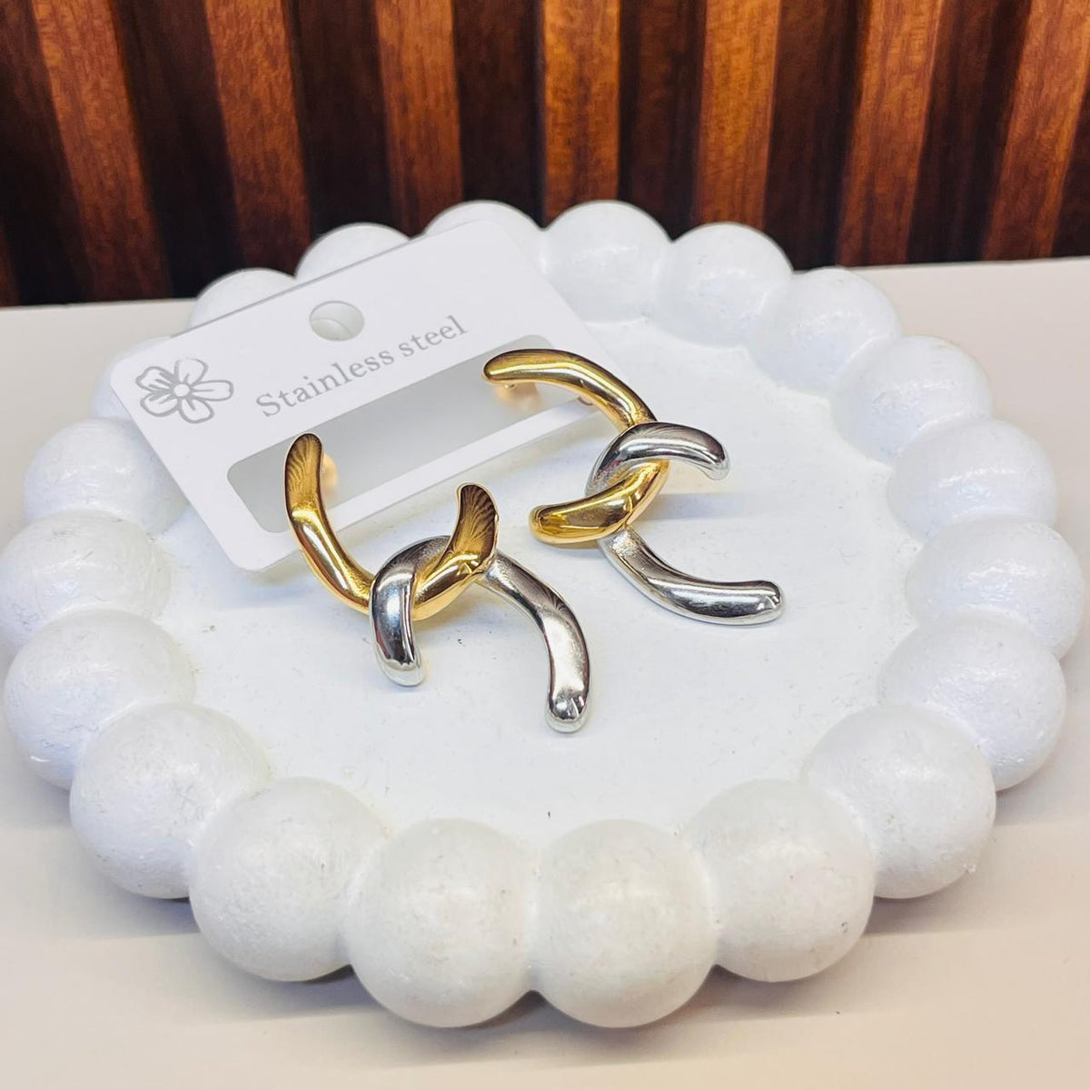 Gold Stud Earrings