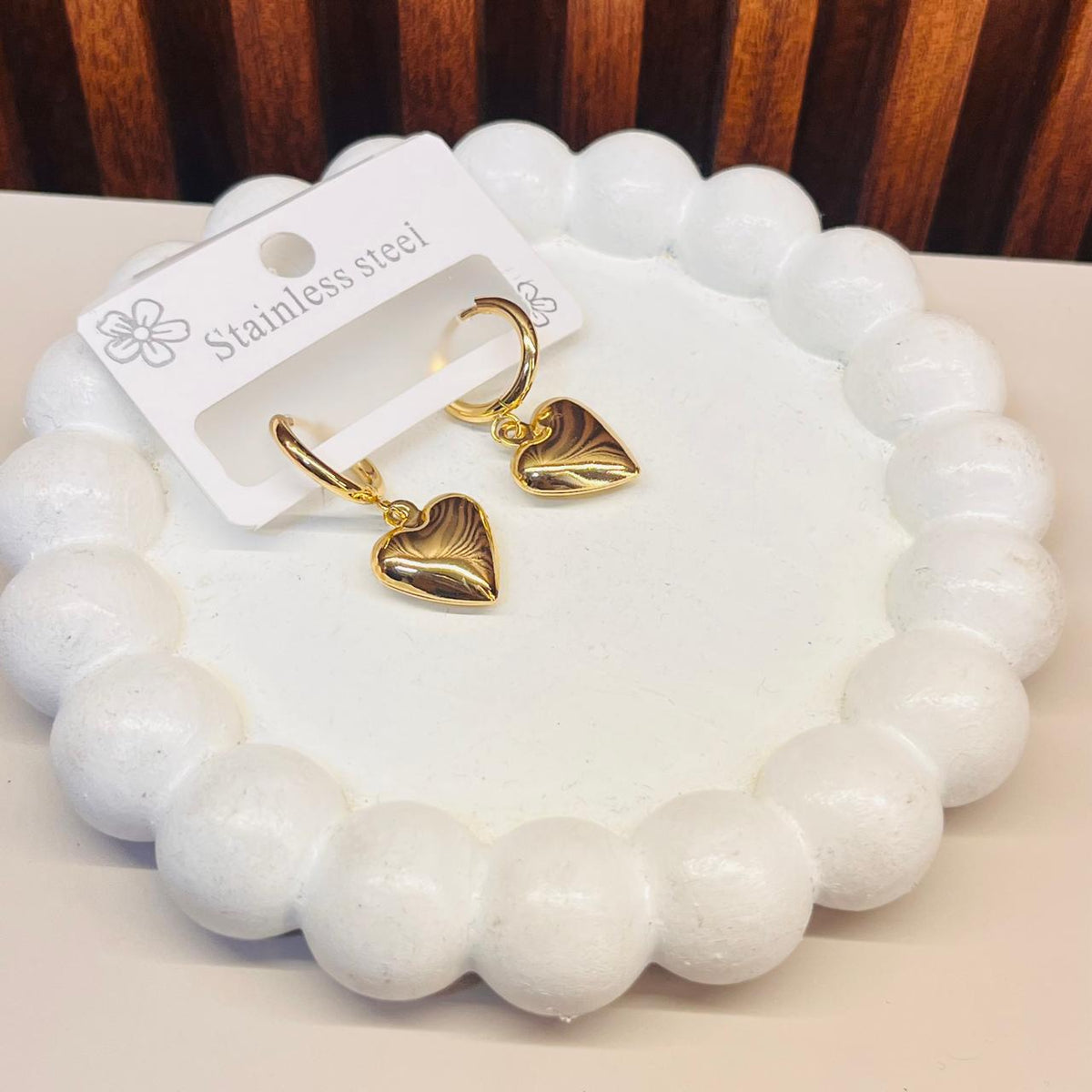Golden Heart  Hoops
