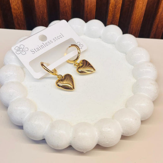 Golden Heart  Hoops