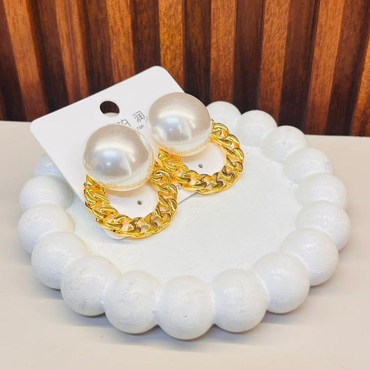 Wooden Statement Earrings