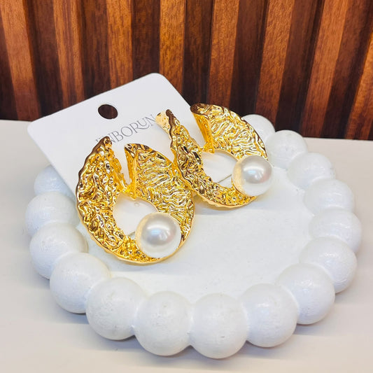 Wide Plate Earrings