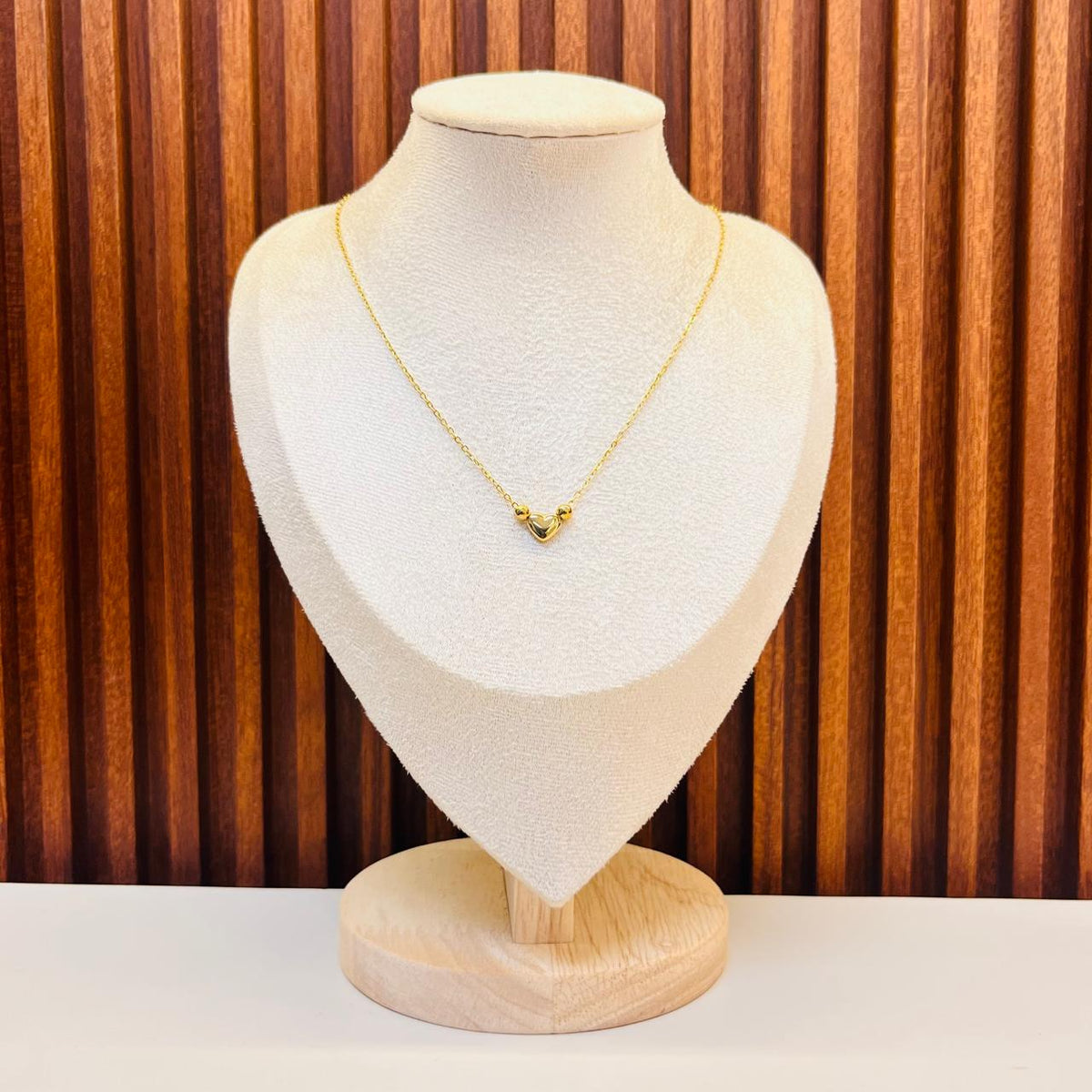 Heart With Bead Necklace