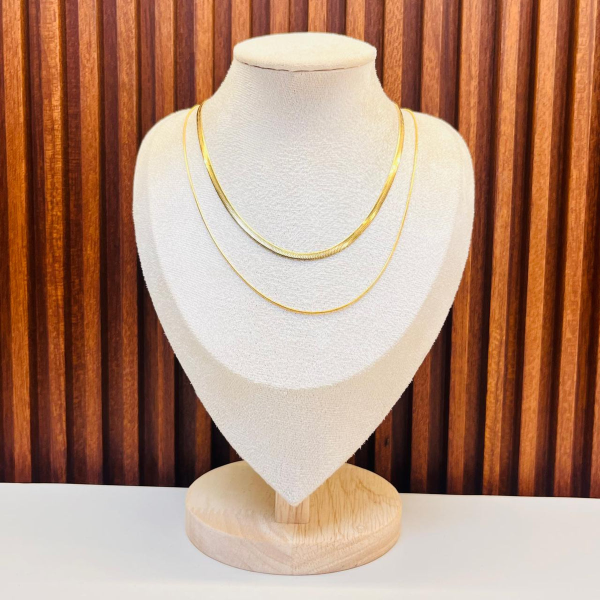 Gold Tone Chain Necklace
