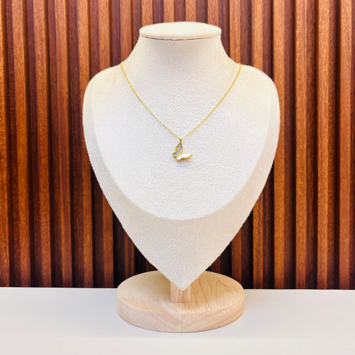 Gold Butterfly  Necklace
