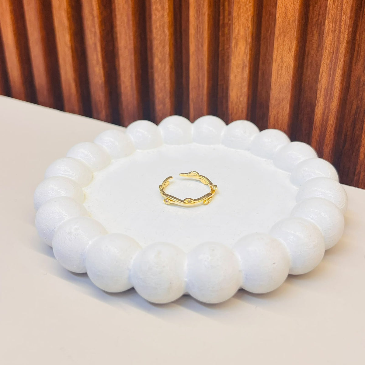 Gold Wavy Ring