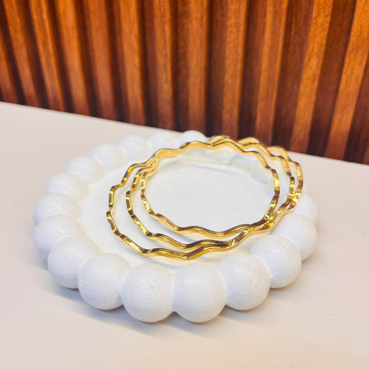 Golden Glow Bangles Set of 3